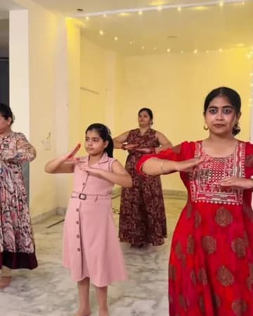 Dance Regulars practising at House of Ananda